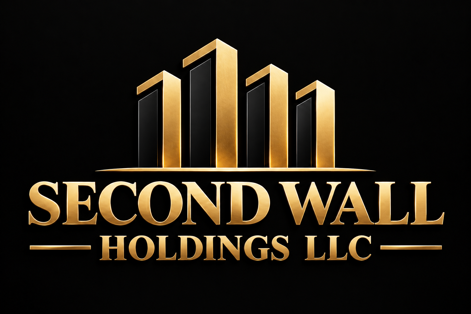 Second Wall Holdings LLC gold architectural logo